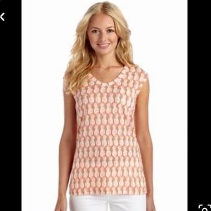 SALE! NWT! Tommy Bahama Pineapple Sleeveless Tee